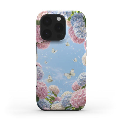 Berry Denmark Hamptons Butterflies hydrangea butterfly iPhone 16 Pro Max phone case design