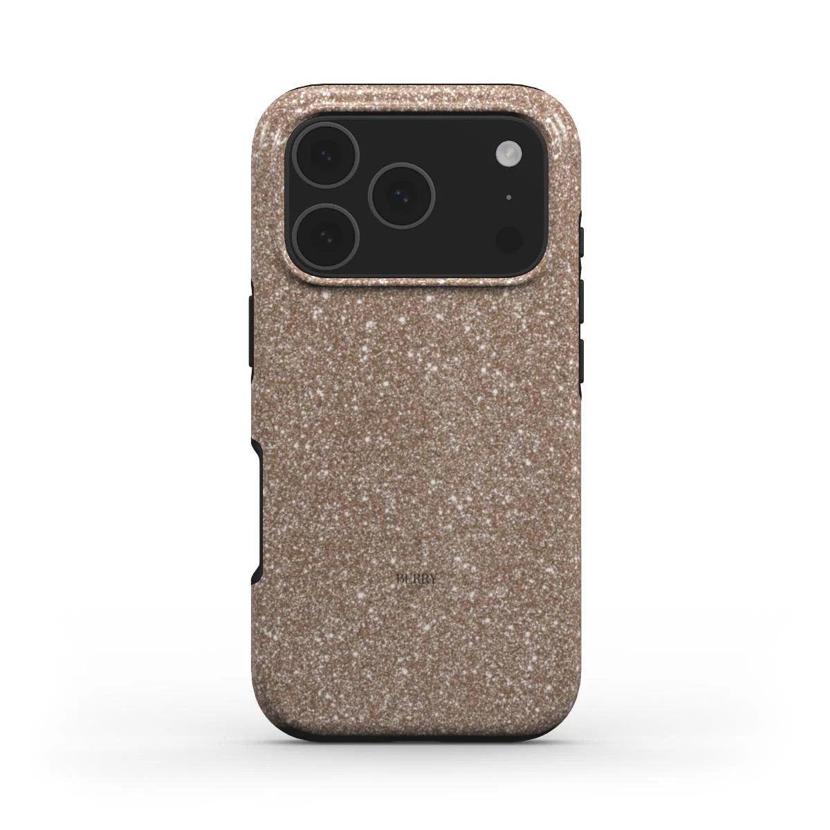Trendy and feminine deep gold phone case with sparkling Swarovski crystals, perfect for adding a beautiful and girly touch to your device.